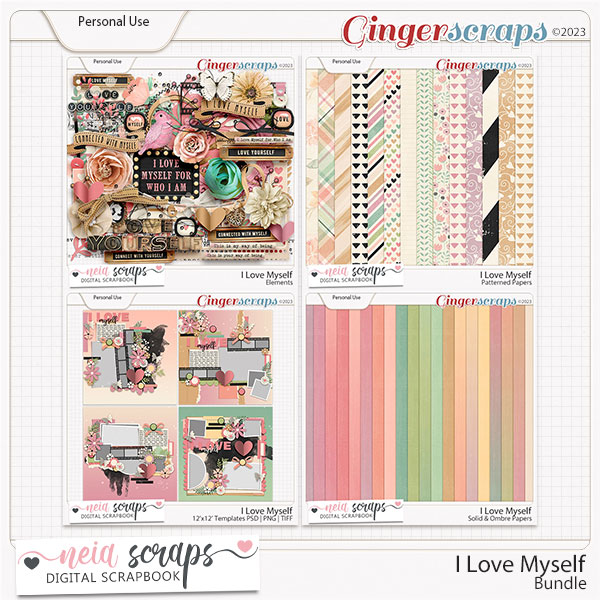 I Love Myself - Bundle - by Neia Scraps