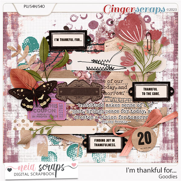 I'm Thankful For... - Goodies - by Neia Scraps 