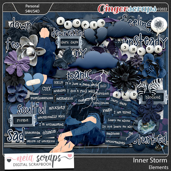 Inner Storm - Elements - by Neia Scraps