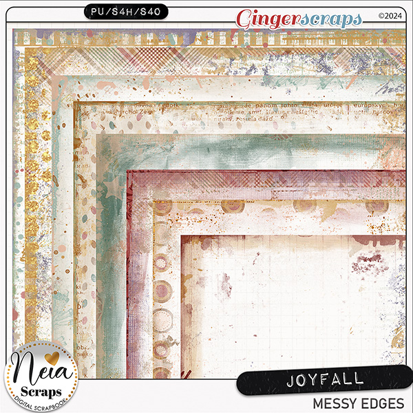 Joyfall - Messy Edges - by Neia Scraps