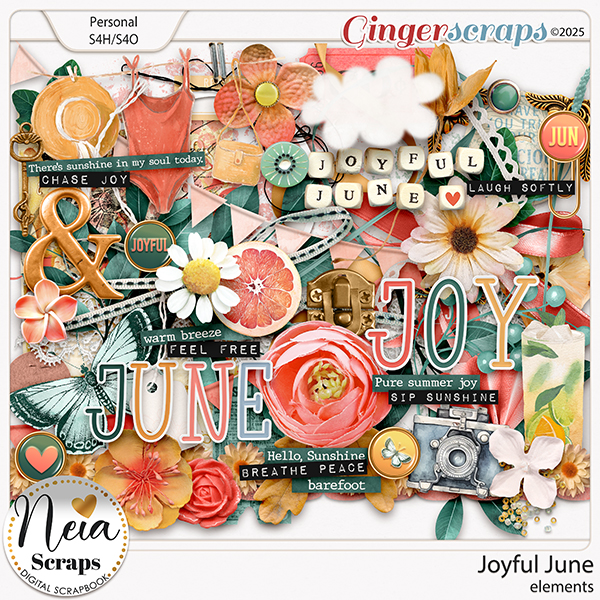 Joyful June - Elements - by Neia Scraps