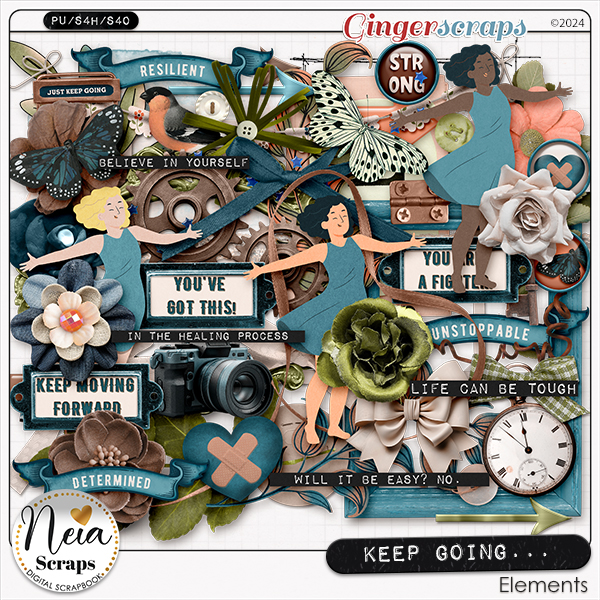 Keep Going - Elements - by Neia Scraps