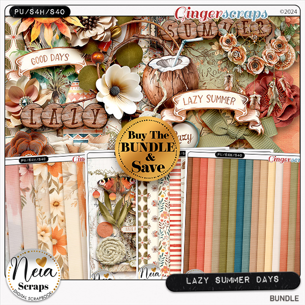 Lazy Summer Days - Bundle- by Neia Scraps