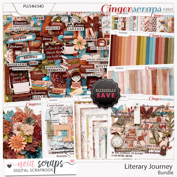 Literary Journey - Bundle - by Neia Scraps