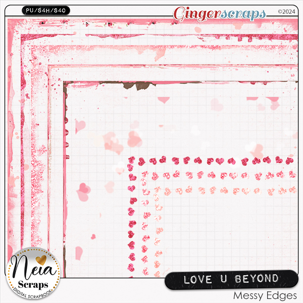 Love U Beyond - Messy Edges- by Neia Scraps