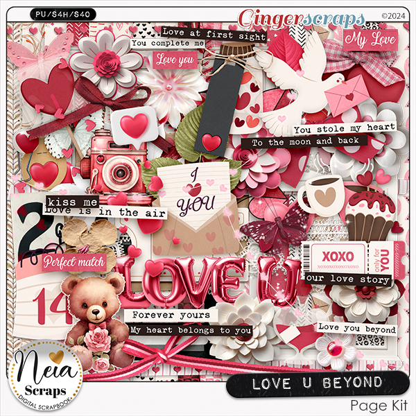 Love U Beyond - Page Kit - by Neia Scraps