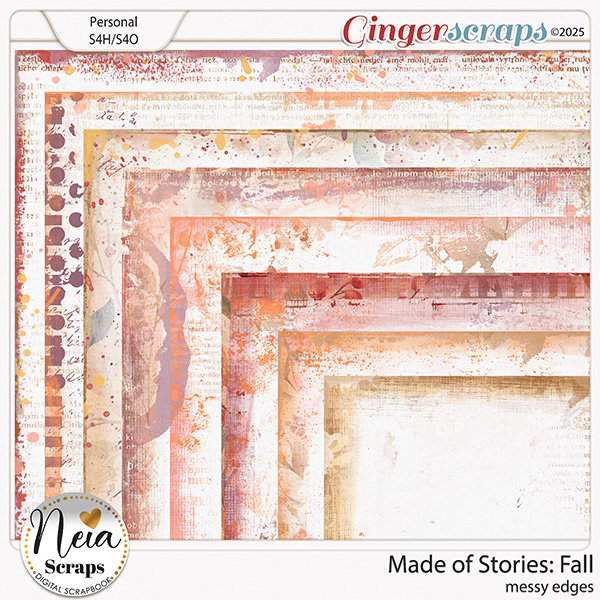 Made of Stories: Fall - Messy Edges - by Neia Scraps