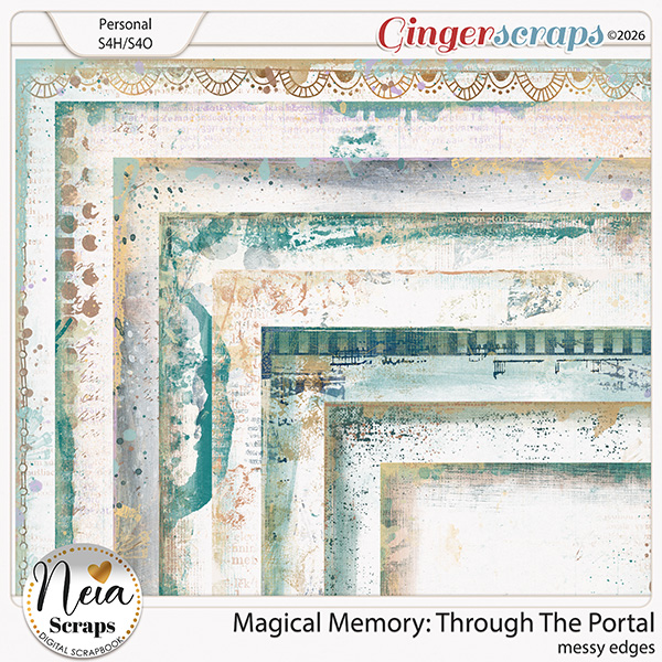 Magical Memory - Through The Portal - Messy Edges by Neia Scraps