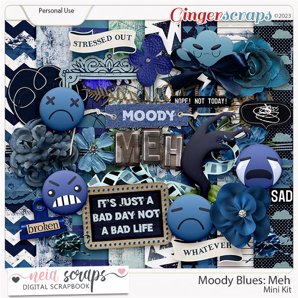 Moody Blues - MEH - by Neia Scraps