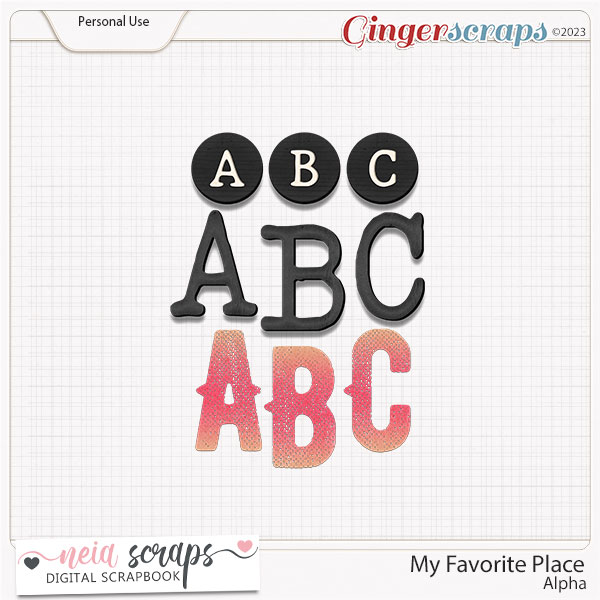 My Favorite Place - Alpha - by Neia Scraps