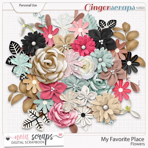 My Favorite Place - Flowers - by Neia Scraps