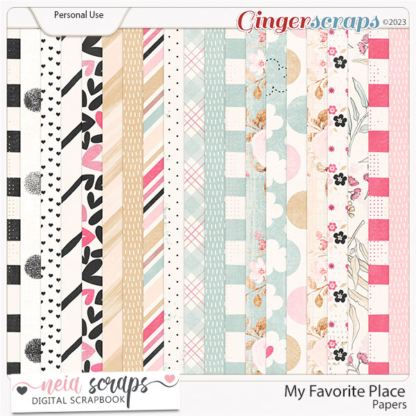 My Favorite Place - Papers - by Neia Scraps