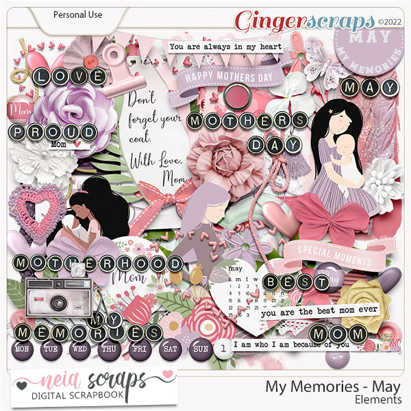 My Memories May - Elements - by Neia Scraps