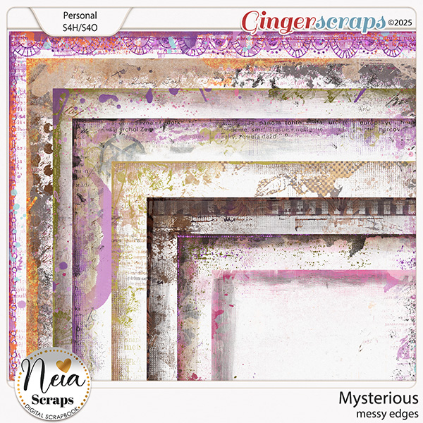 Mysterious - Messy Edges - by Neia Scraps