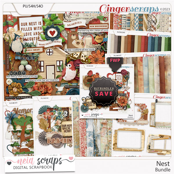 Nest - Bundle - by Neia Scraps