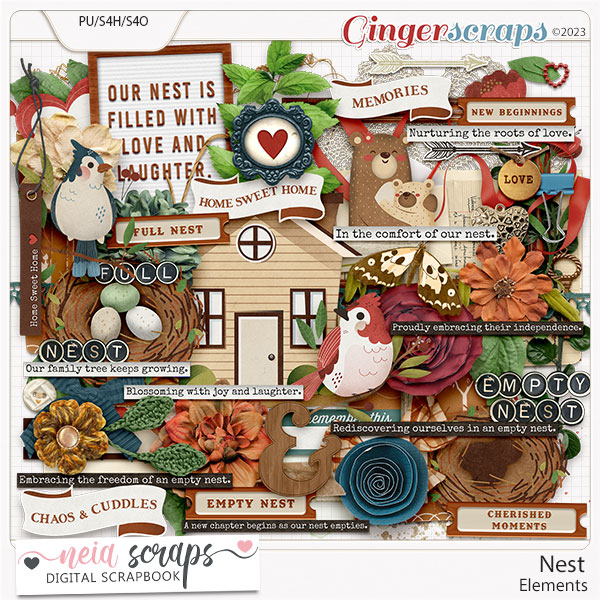 Nest - Elements - by Neia Scraps