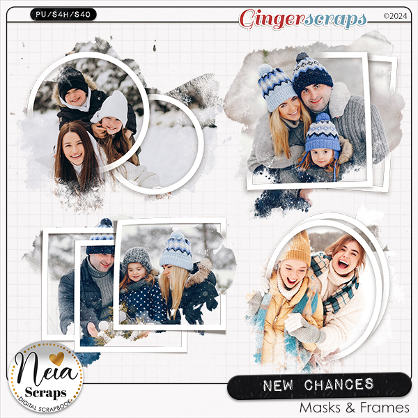 New Chances - Masks & Frames - by Neia Scraps