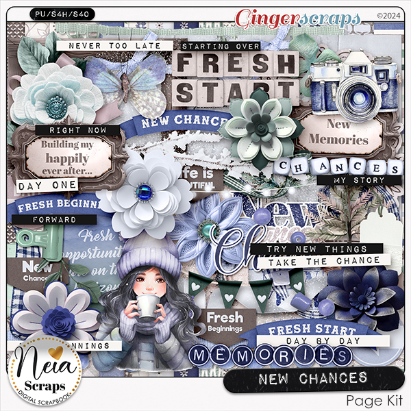 New Chances - Page Kit - by Neia Scraps