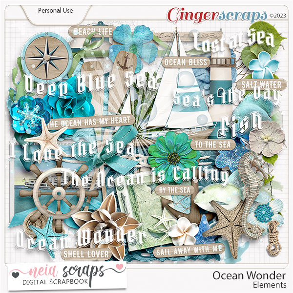 Ocean Wonder - Elements - by Neia Scraps