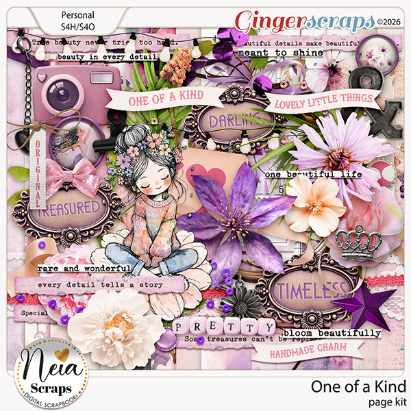One of a Kind - Page Kit - by Neia Scraps