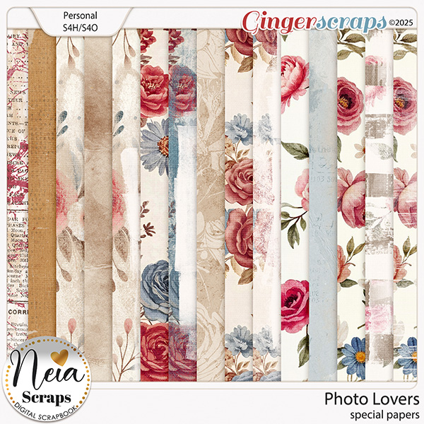 Photo Lovers - Special Papers - by Neia Scraps