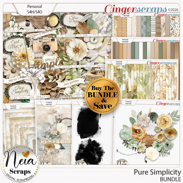 Pure Simplicity - Bundle - by Neia Scraps