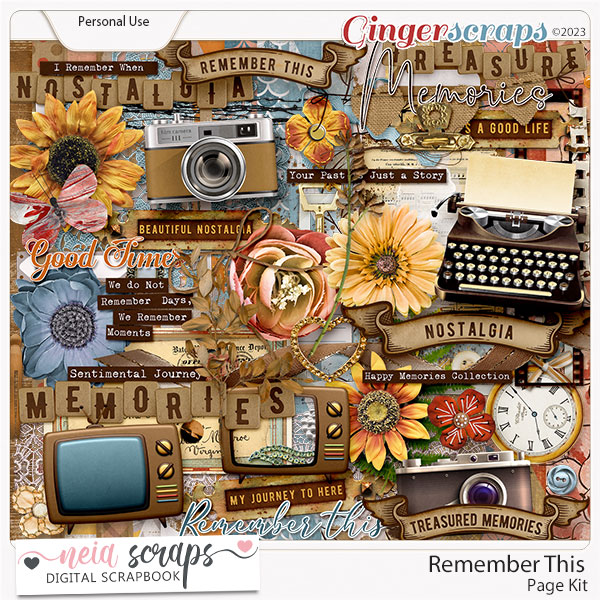 Remember This - Page Kit - by Neia Scraps