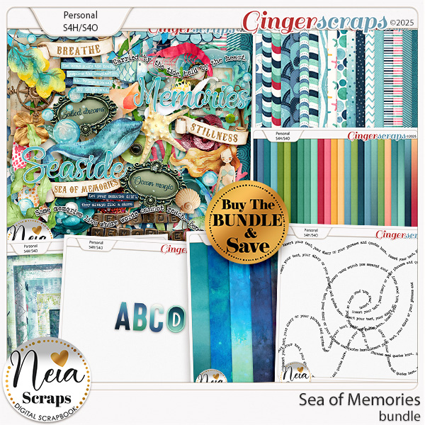 Sea Of Memories - Bundle - by Neia Scraps