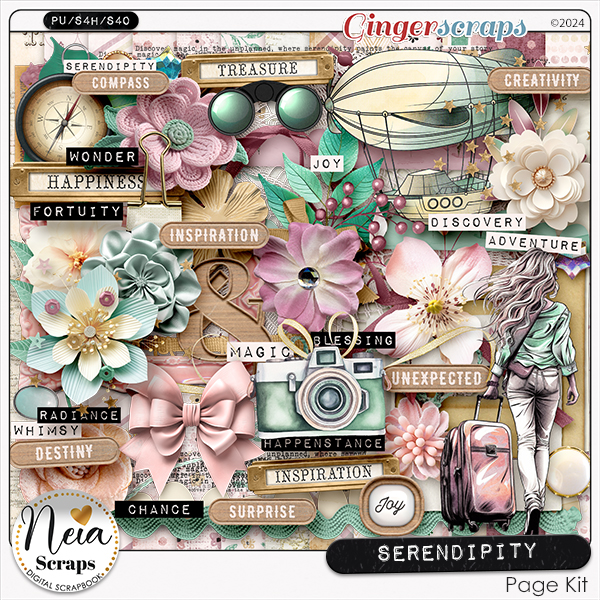 Serendipity - Page Kit - by Neia Scraps
