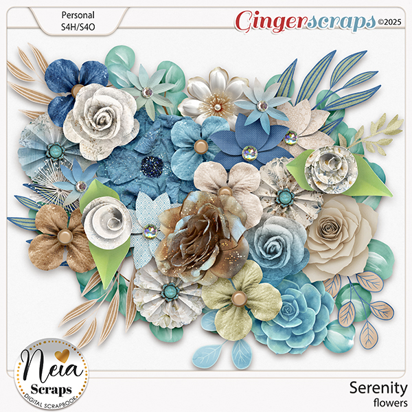 Serenity - Flowers - by Neia Scraps