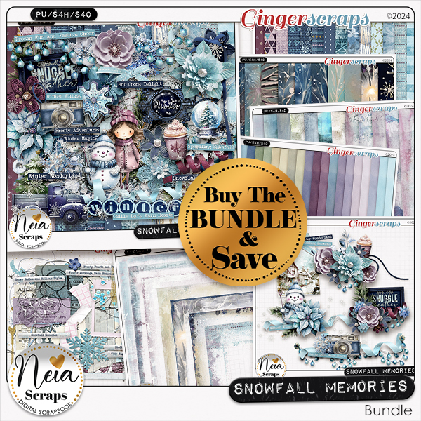 Snowfall Memories - Bundle - by Neia Scraps