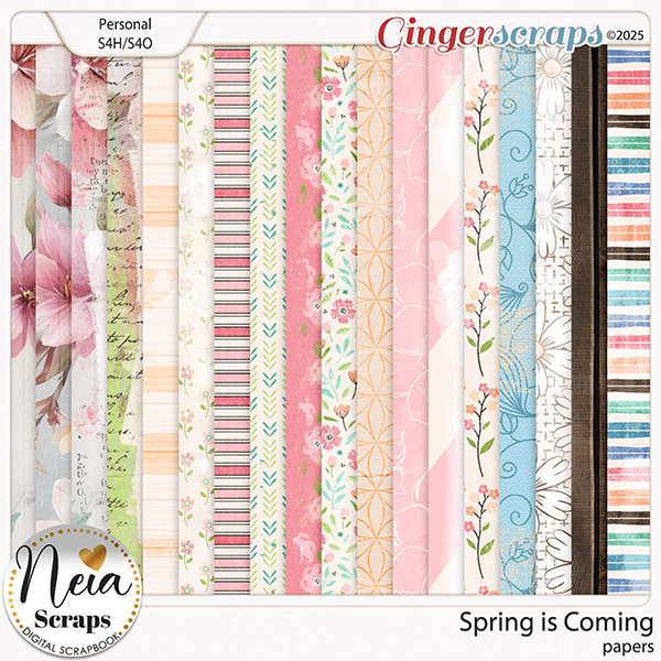 Spring is Coming - Papers - by Neia Scraps