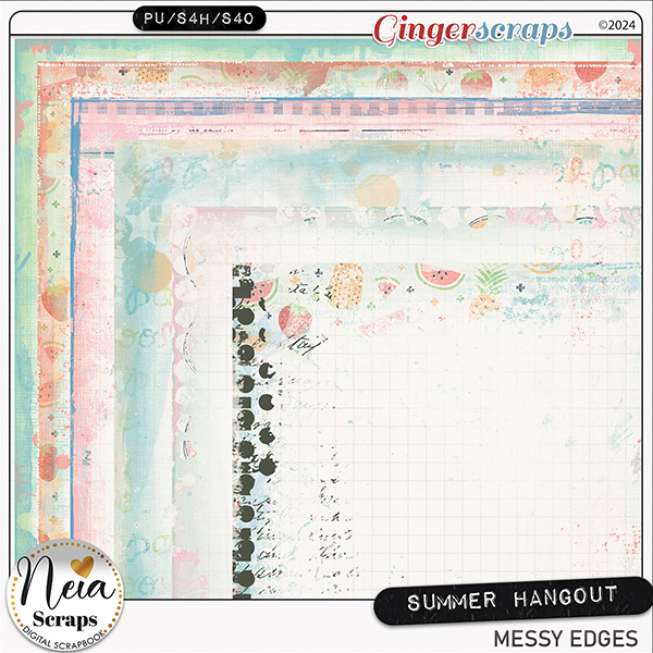 Summer Hangout - Messy Edges - by Neia Scraps