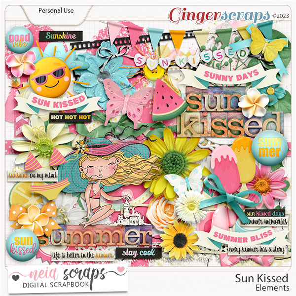 Sun Kissed - Elements - by Neia Scraps