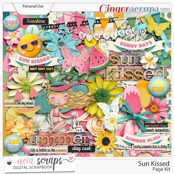 Sun Kissed - Page Kit - by Neia Scraps