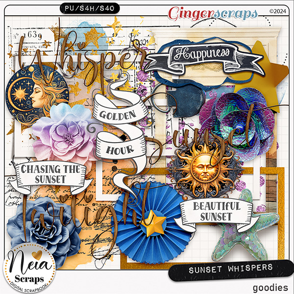 Sunset Whispers - Goodies - by Neia Scraps