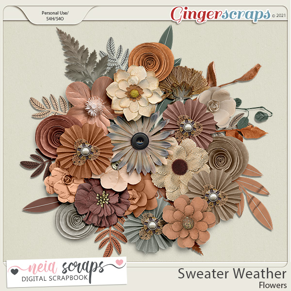 Sweater Weather - Flowers - by Neia Scraps 