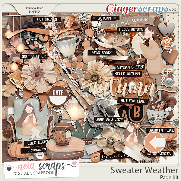 Sweater Weather - Page Kit - by Neia Scraps