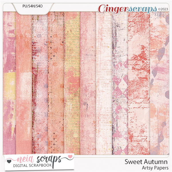 Sweet Autumn - Artsy Papers - by Neia Scraps
