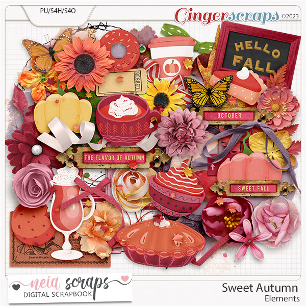 Sweet Autumn - Elements - by Neia Scraps