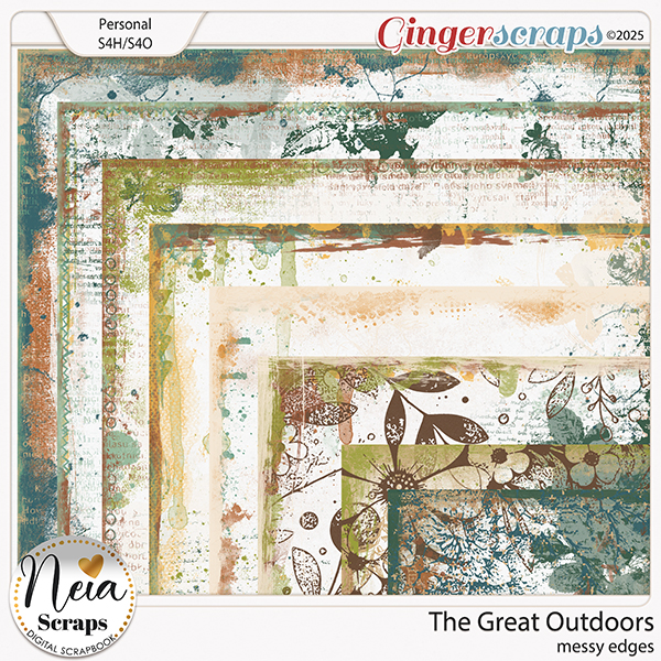 The Great Outdoors - Messy Edges - by Neia Scraps