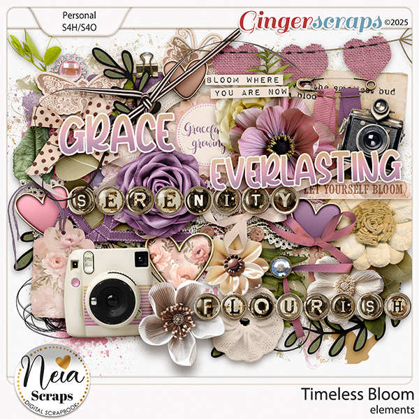 Timeless Bloom - Elements - by Neia Scraps