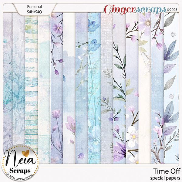 Time Off - Special Papers - by Neia Scraps