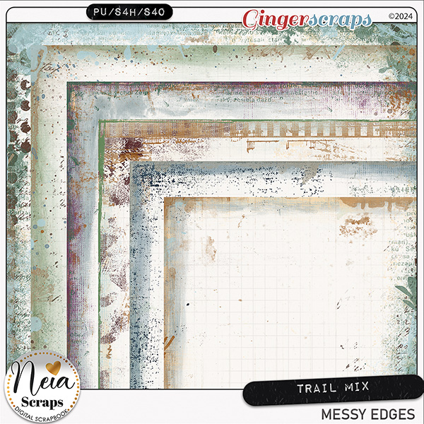 Trail Mix - Messy Edges - by Neia Scraps