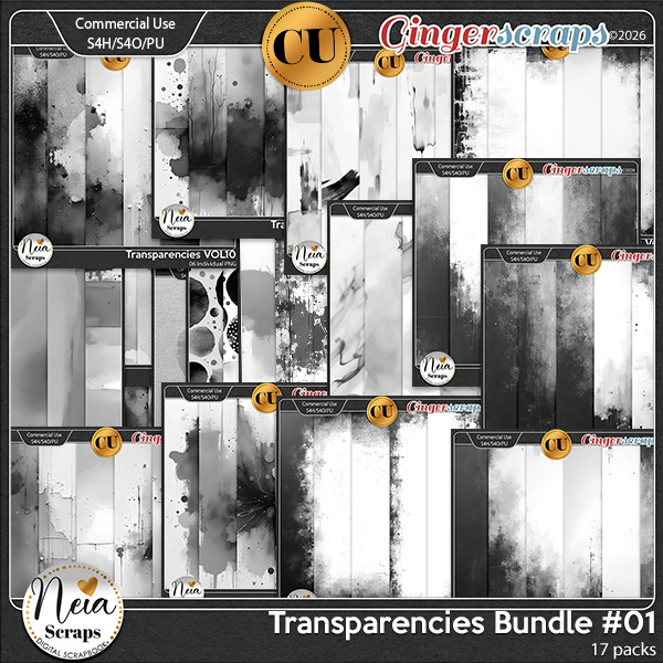 Transparencies - {CU} Bundle #1 - by Neia Scraps