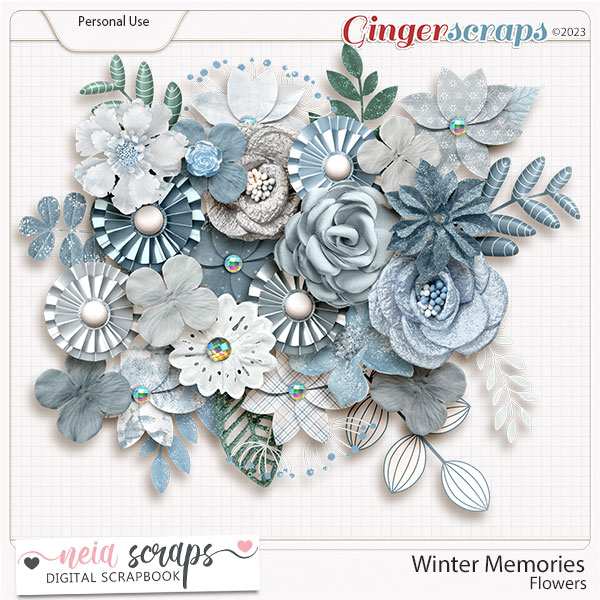 Winter Memories - Flowers by Neia Scraps