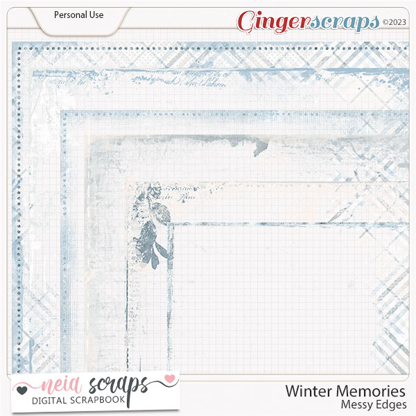Winter Memories - Messy Edges by Neia Scraps
