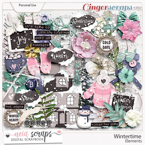 Wintertime - Elements - by Neia Scraps 