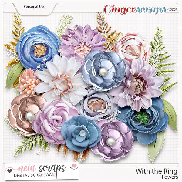 With the Ring - Flowers - by Neia Scraps