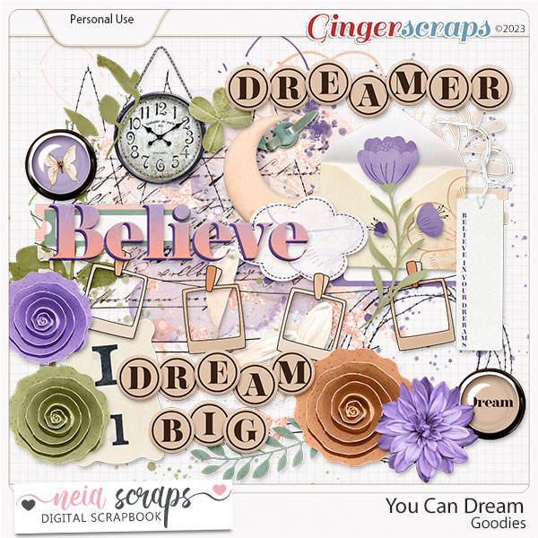You Can Dream - Goodies - by Neia Scraps